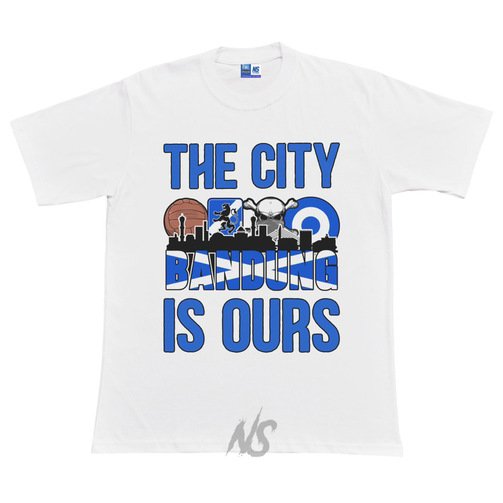 T-Shirt Bandung Mentality - Thr Cite Is Ours / Kaos Casual Ultras Hooligans / Baju Band 24s