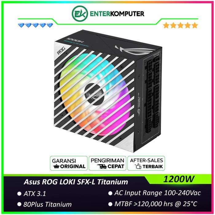 Asus ROG LOKI SFX-L 1200W Titanium ATX 3.1 80PLUS Titanium Fully Modular / PSU 1200 Watt