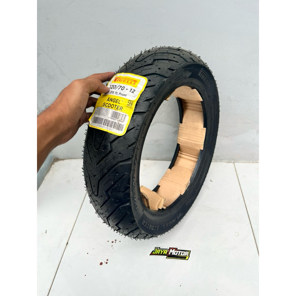PROMO PIRELLI ANGEL SCOOTER 120 70 RING 12 TUBELESS 120/70-12 ORIGINAL PIRELLI