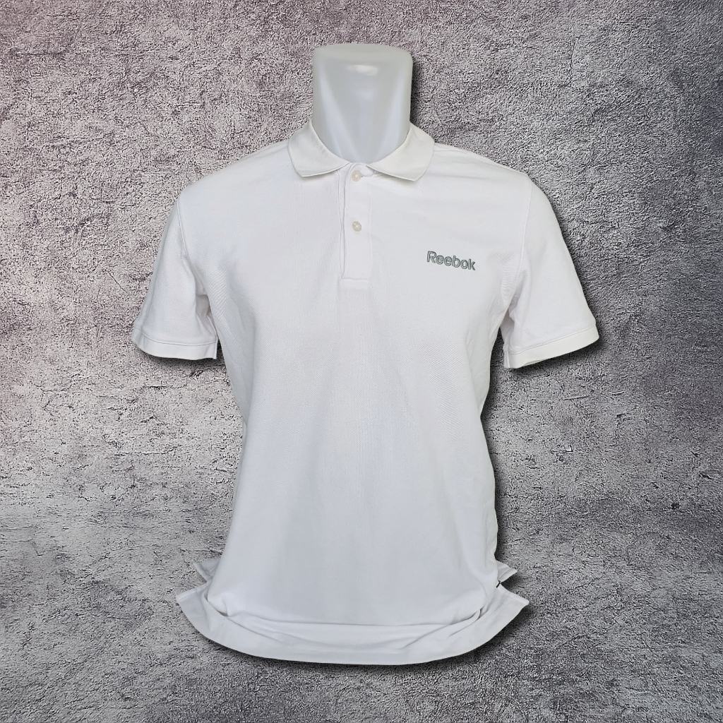 Baju Kaos Polo REEBOK - Size M / Lebar Dada 52 cm - Original - Second