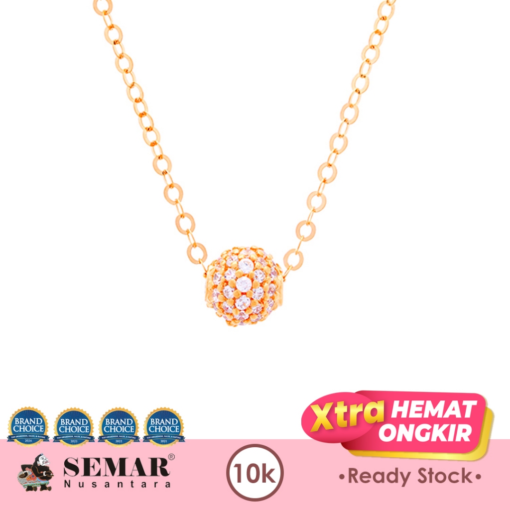 Kalung Emas Bola Finola Gold 10K Semar Nusantara