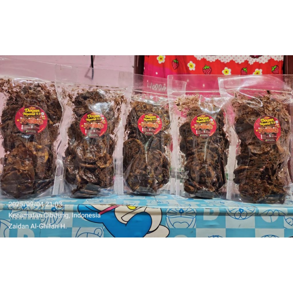 

Keripik pisang coklat lumer