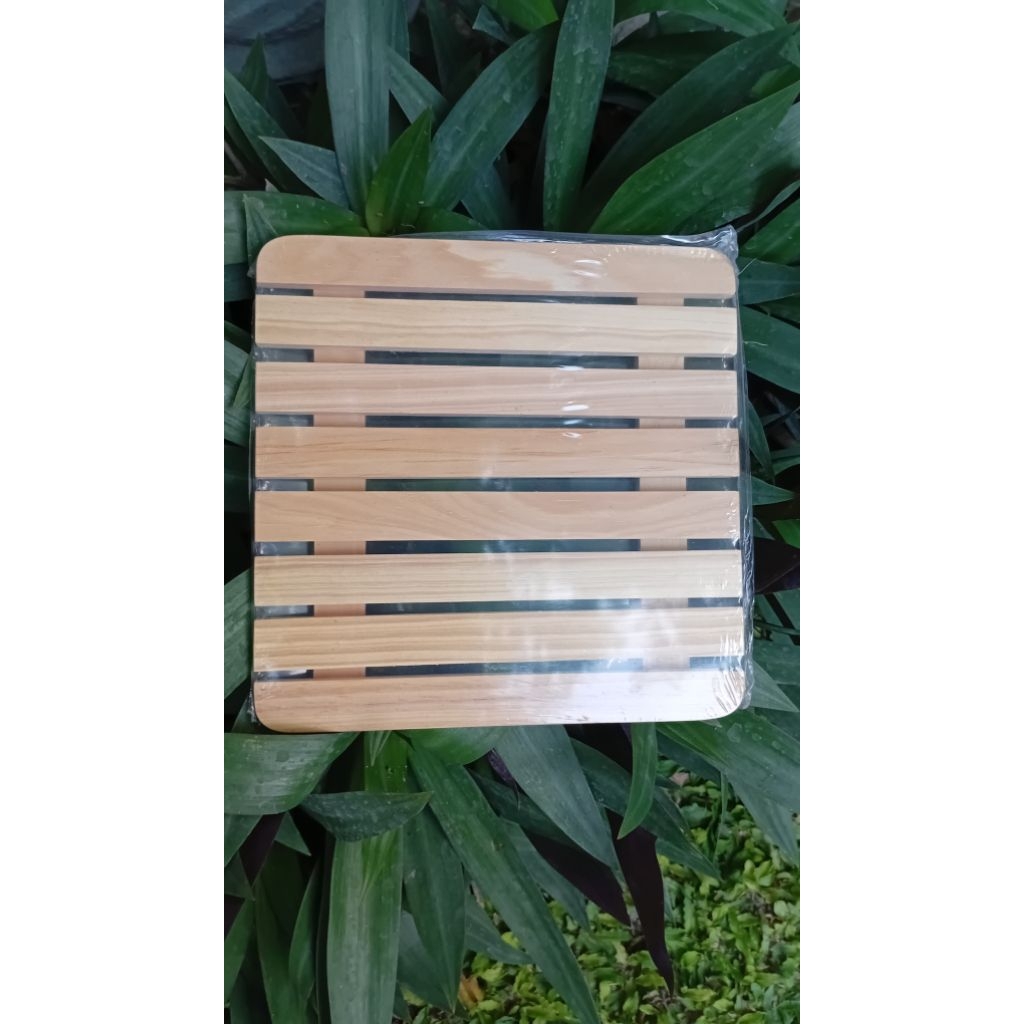 tatakan panci bahan kayu 20 cm