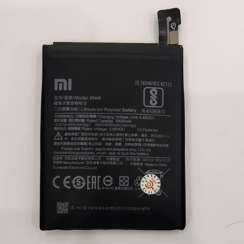 BATRAI REDMI NOTE 6 PRO / BN-48 / BN48 / BN 48 / REDMI NOTE 6 PRO ORIGINAL