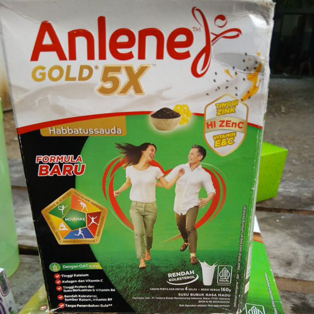 

Anlene Gold 5X Habbatussauda 160g