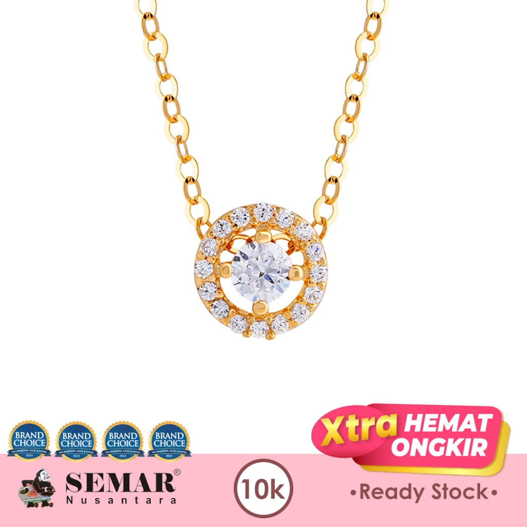 Kalung Emas Ghava Round Gold 10K Semar Nusantara