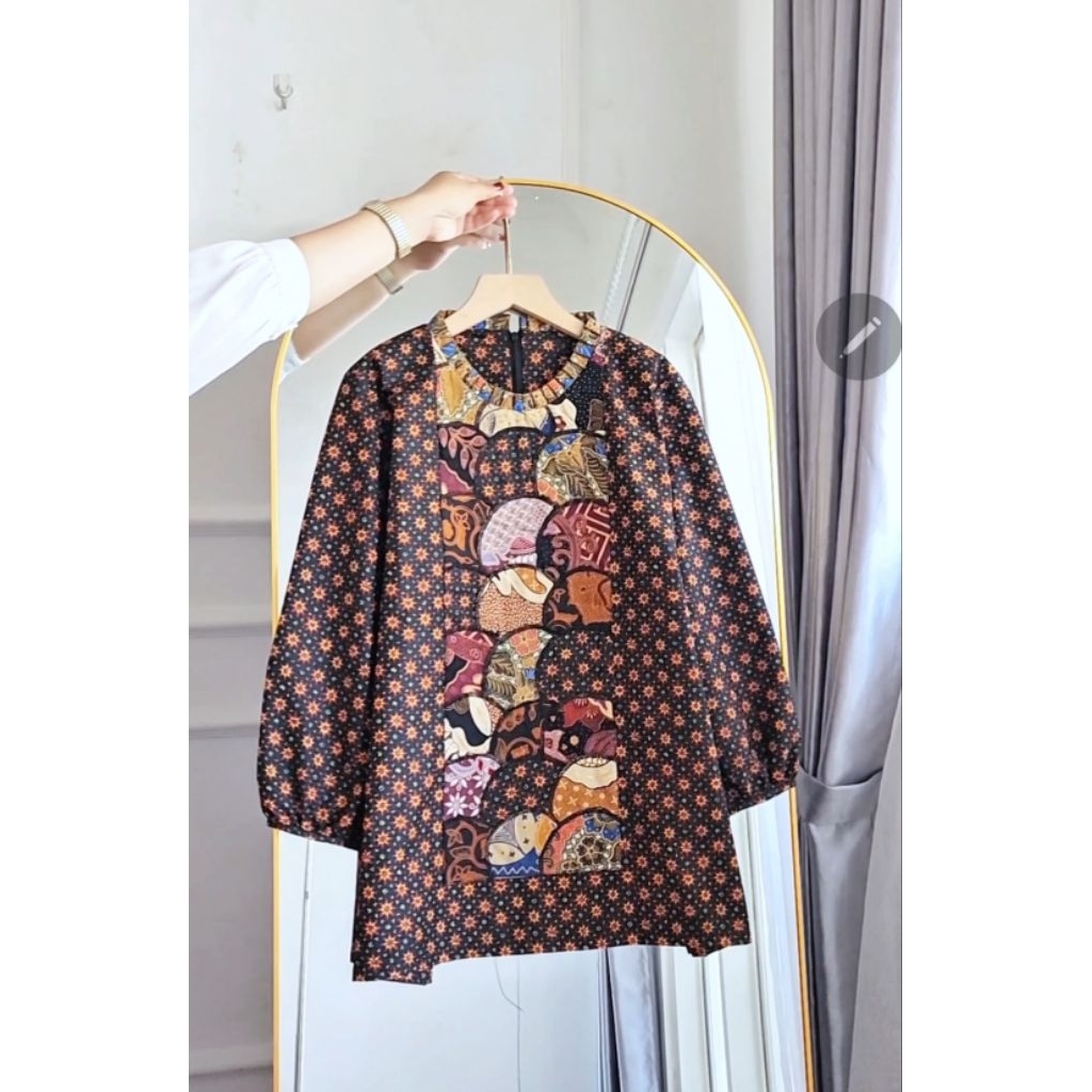 Blouse Batik mix Patchwork