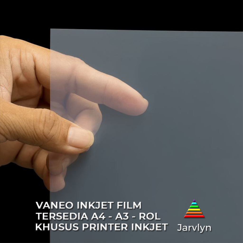 

Vaneo Inkjet Film Khusus Printer Tinta ukuran A4 dan A3 eceran