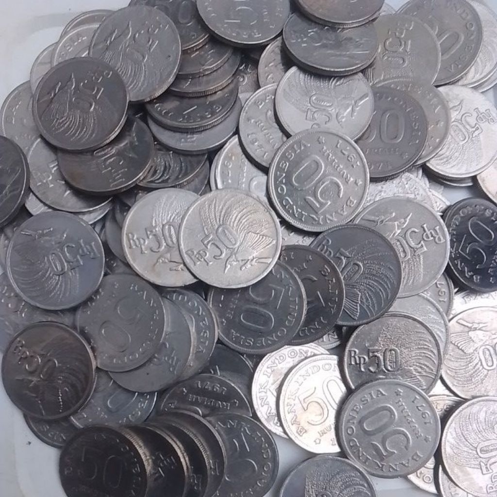 KOIN 50 RUPIAH BURUNG CENDRAWASIH TAHUN 1971