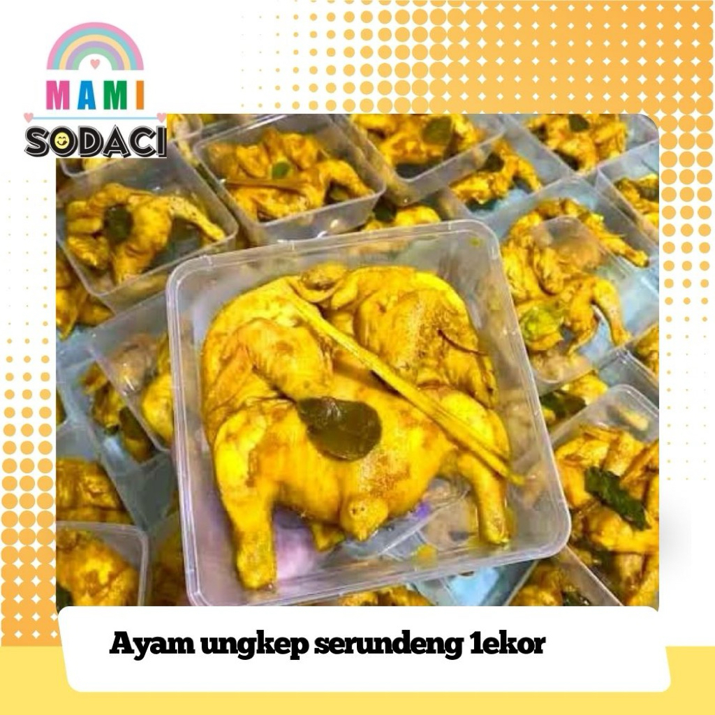 

ayam ungkep serundeng 1 ekor utuh