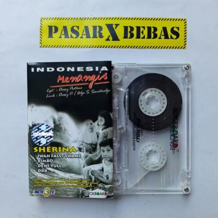 kaset pita Indonesia menangis - tribute to tsunami aceh