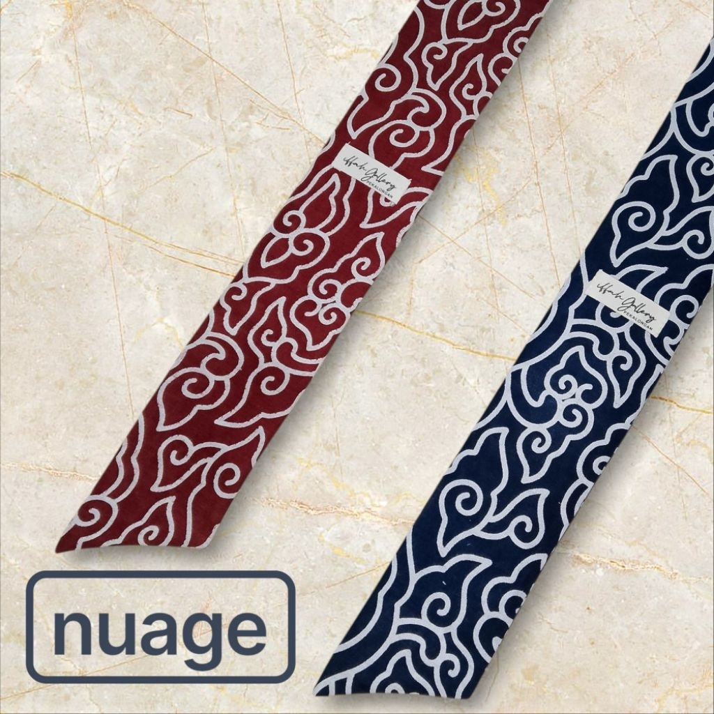 [kwalitas terbaik] twilly batik • syal batik [ NUAGE ] souvenir khas Pekalongan Indonesia