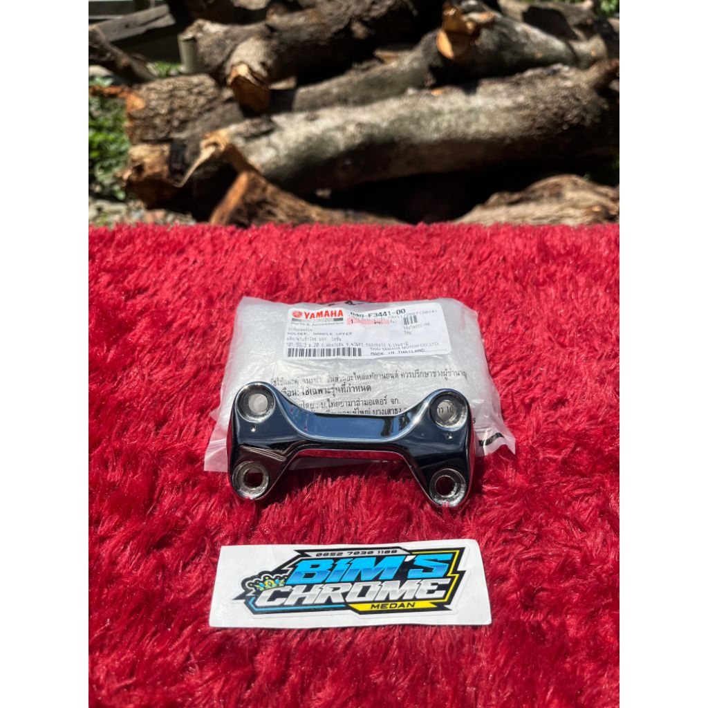 PENJEPIT STANG XABRE RX-KING / SCORPIO ORIGINAL CHROME