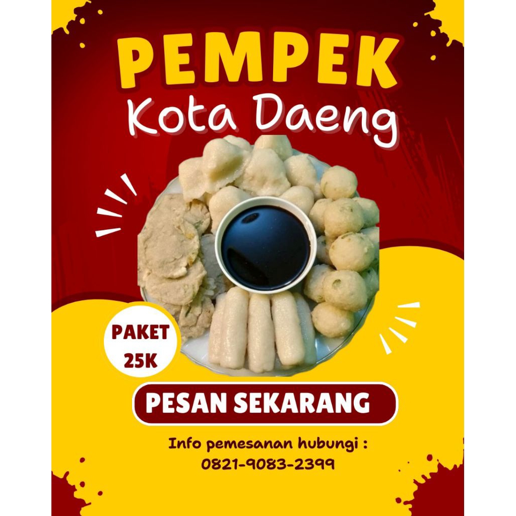 

Pempek Kota Daeng Mix Paket 25k