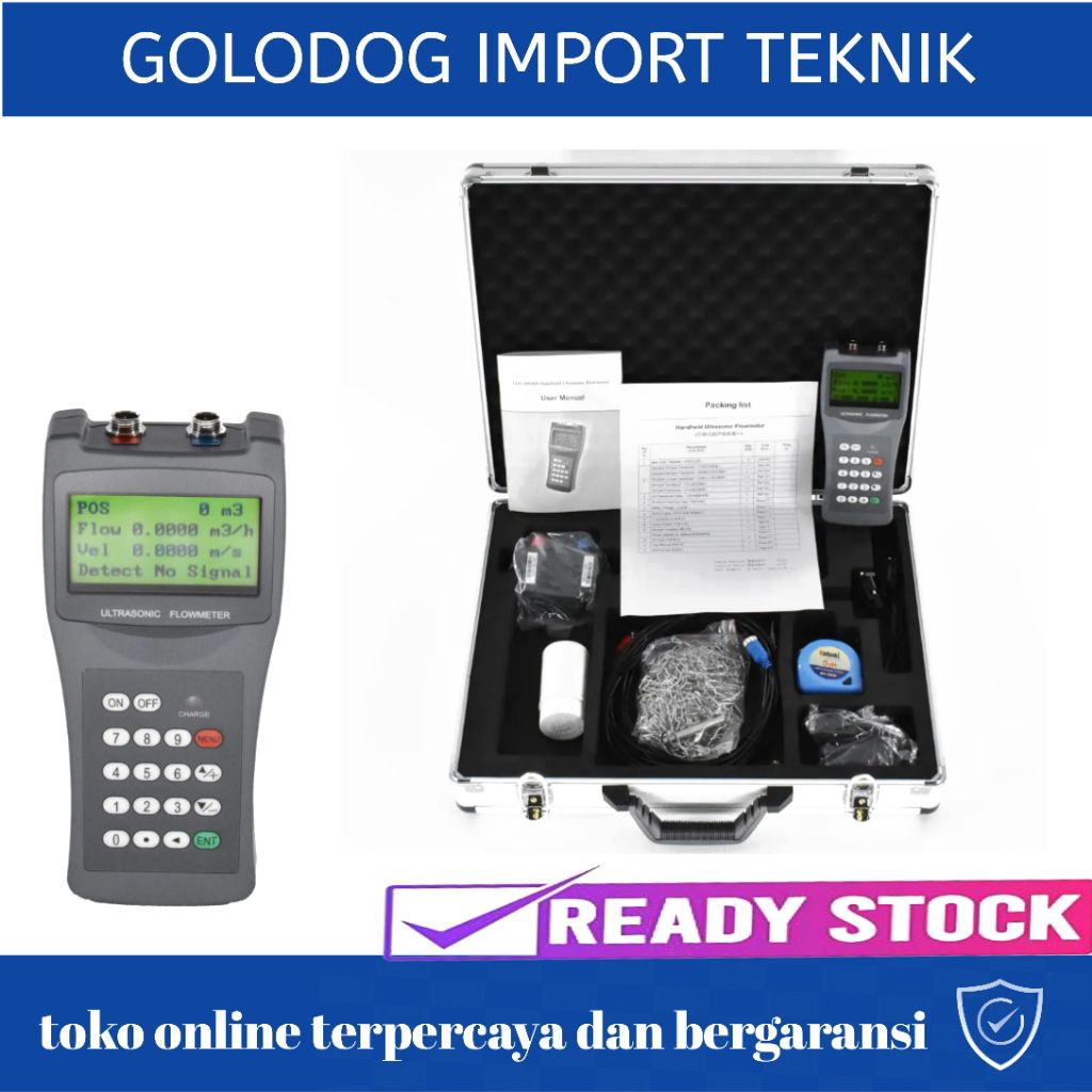 Ultrasonic Flow Meter 50-700mm TDS100H M2 Portable TDS-100H Water