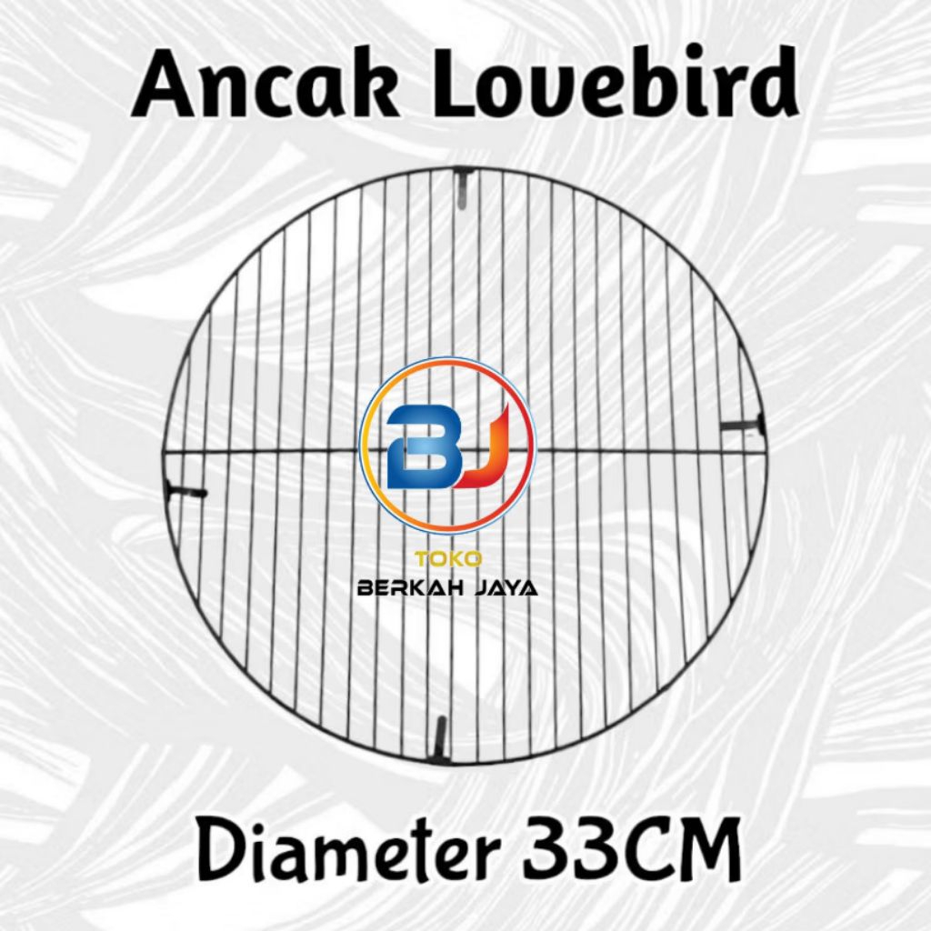 Ancak alas besi Sangkar Lovebird lb Merek Octagon