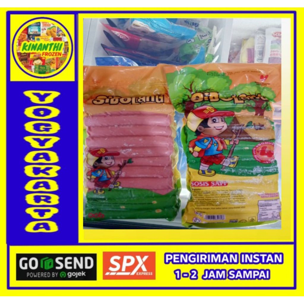 

sibolang sosis merah isi 34, Jogja Frozen
