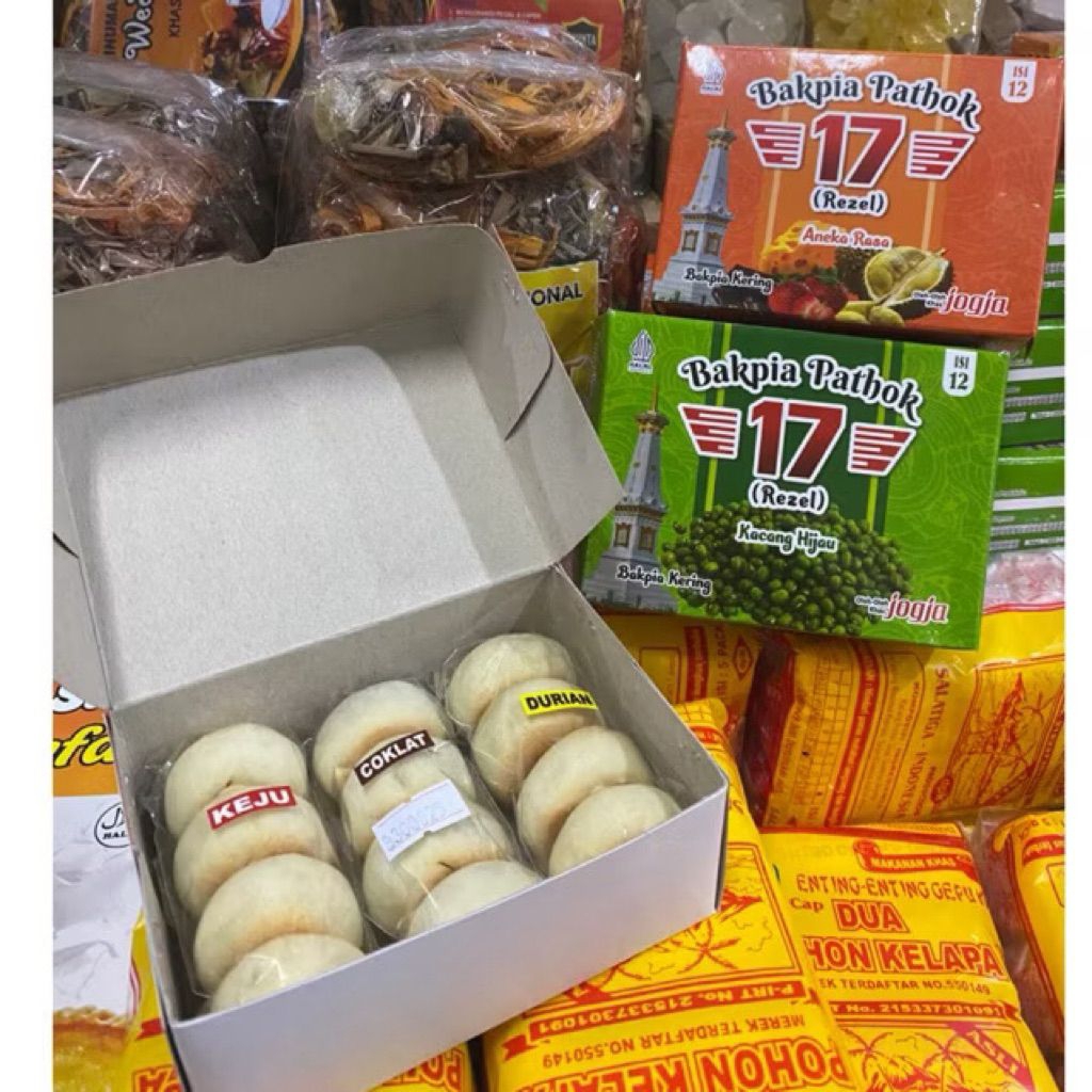 

KEMASAN EKONOMIS!!! BAKPIA KERING JOGJA ISI 12PCS