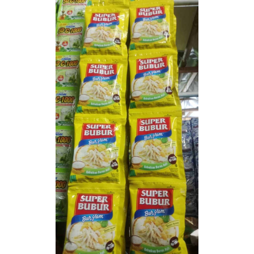 

Super Bubur 1 Renceng Isi 10 Sachet