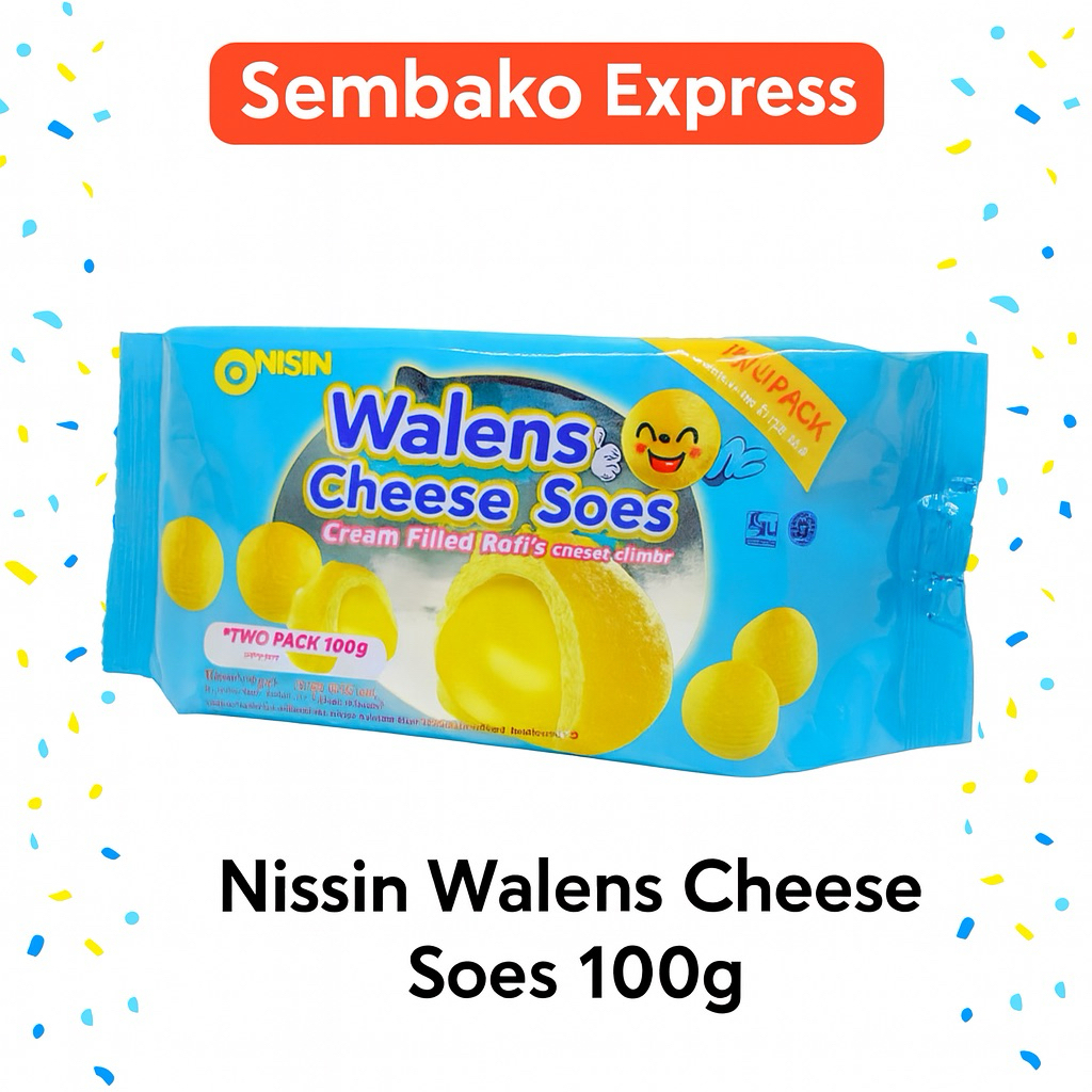 

Nissin Walens Cheese Soes 100g – Kue Soes Isi Krim Keju Lembut