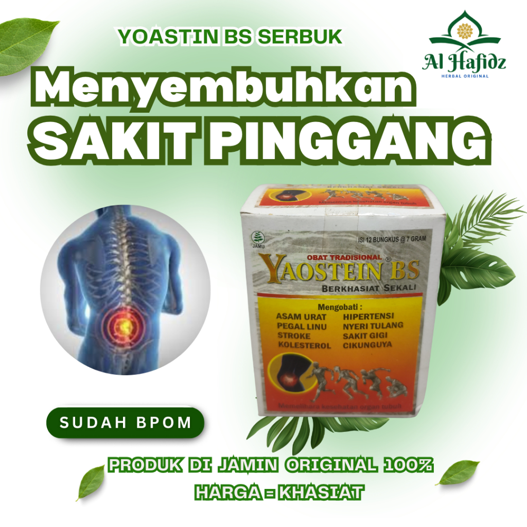 jamu yostin BS serbuk isi10bks