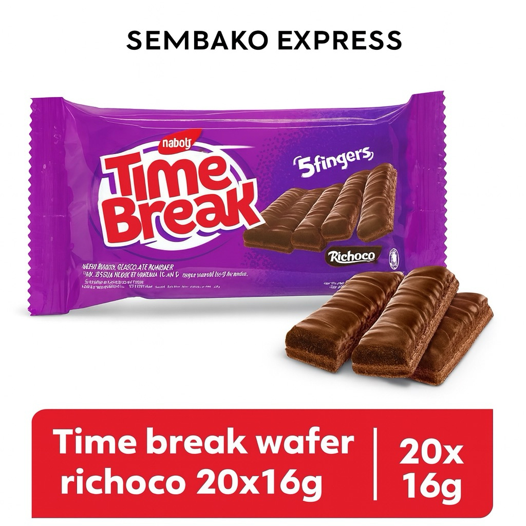 

Time Break Wafer Richoco 5 Fingers 20 x 16g