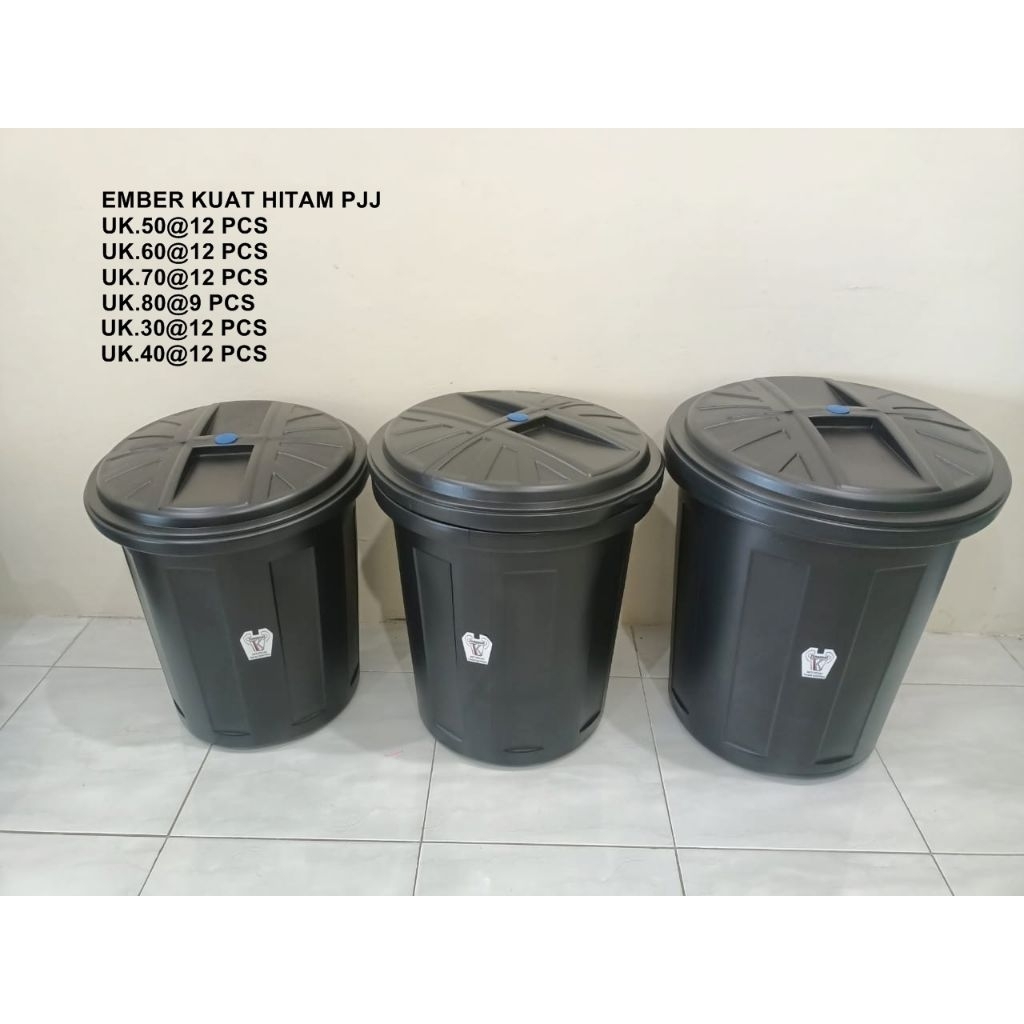 EMBER/TONG KUAT HITAM JUMBO ANTI PECAH/TEBAL