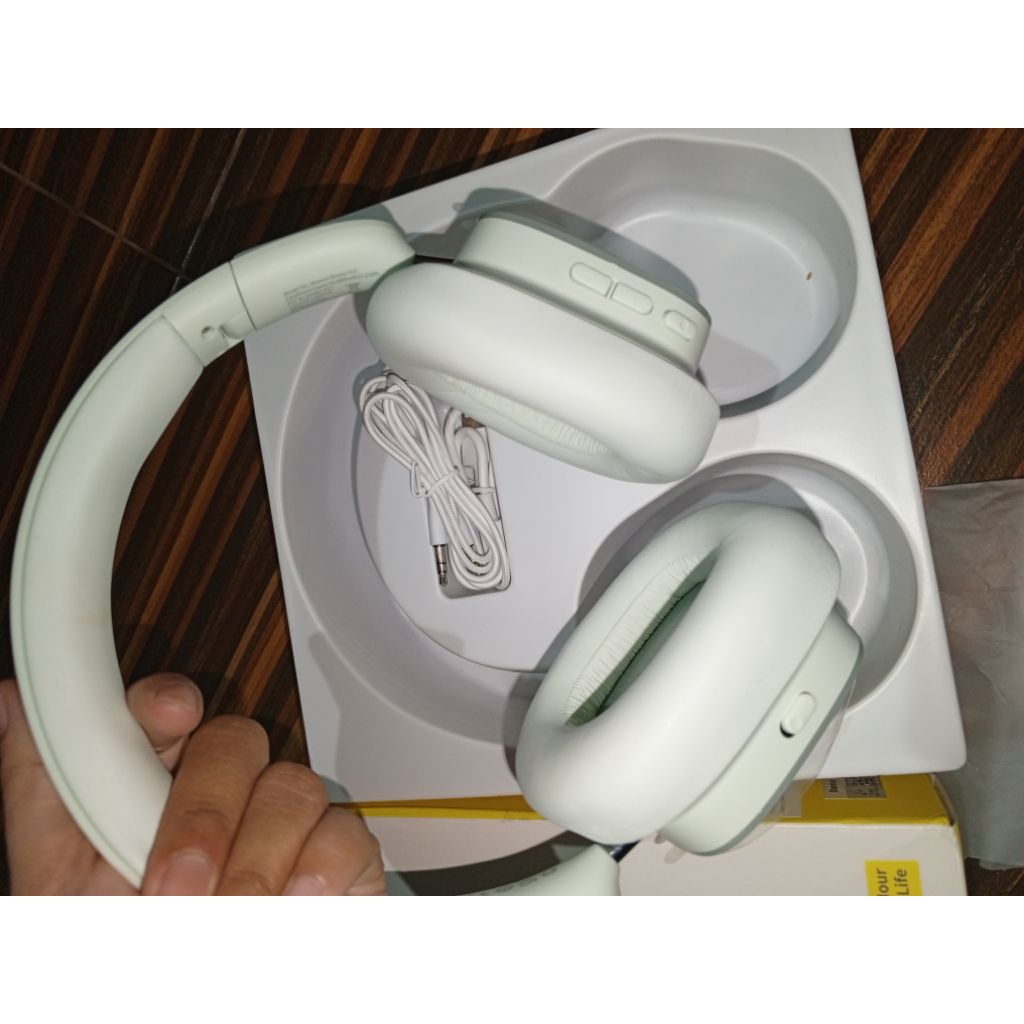 Preloved Baseus Bowie H1i Noise-Cancellation Wireless/Wired Headphone ANC Spatial Audio