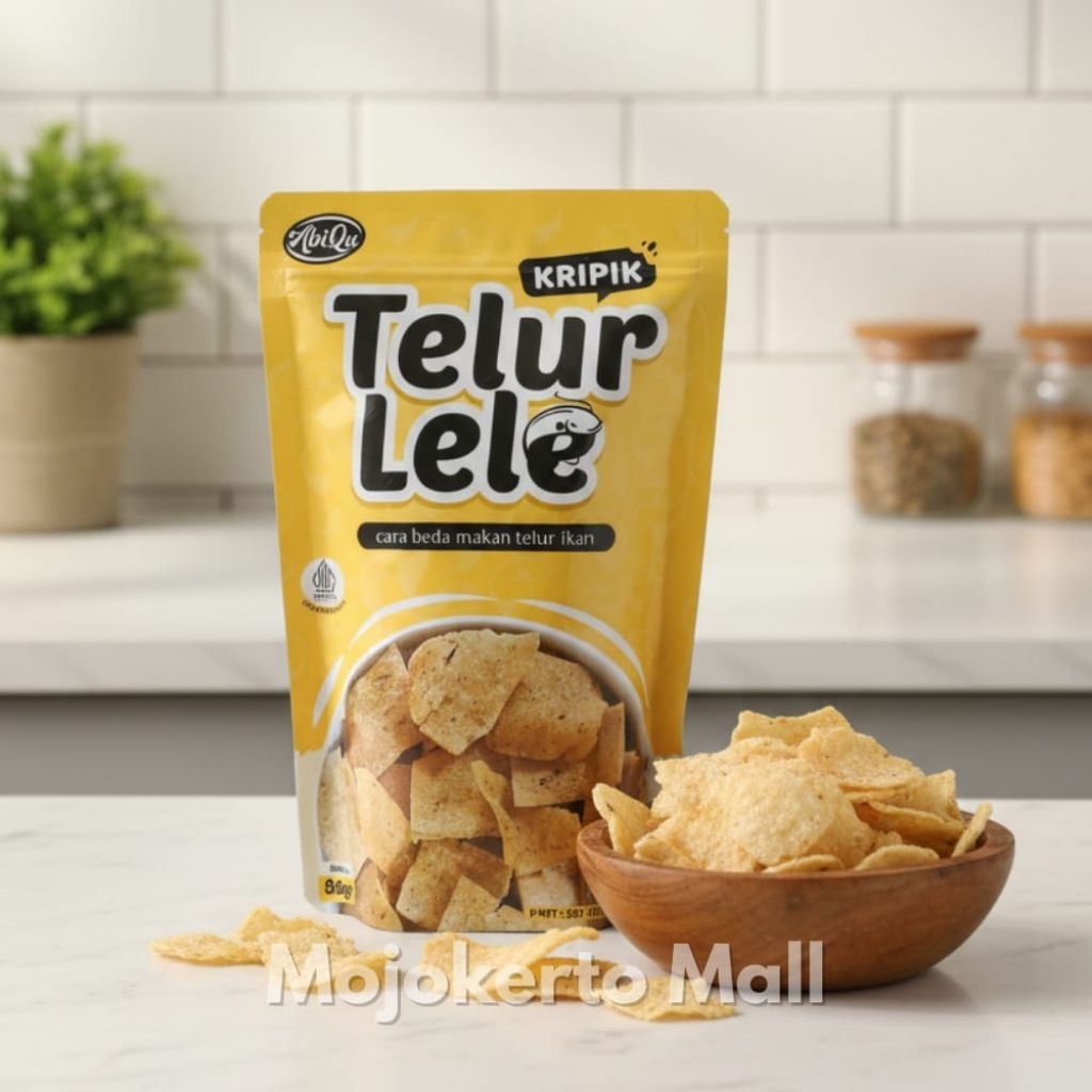 

Kripik Telur Lele Abiqu Keripik Cemilan Sehat Non MSG