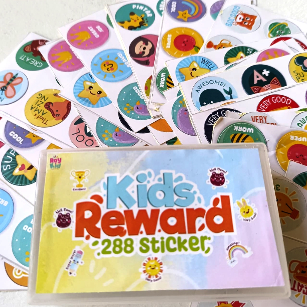 

Sticker Reward Anak Isi 288 Stiker Hadiah & Motivasi tk paud sd sudah di cutting