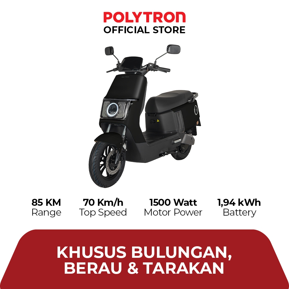 POLYTRON Fox 200 Electric Sepeda Motor Listrik - OTR Bulungan, Berau, Tarakan