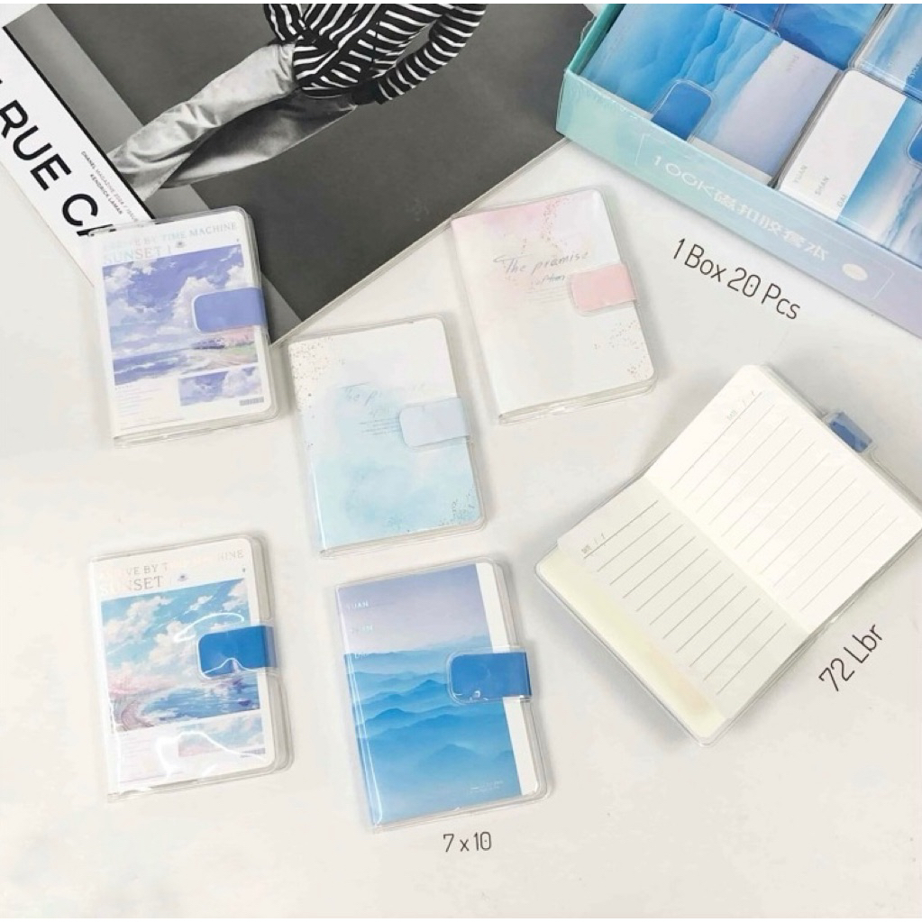 

Notebook Mini 7x10 cm Buku Catatan Kecil Estetik Lucu Journal Diary Agenda Sekolah Kuliah 72 Lembar