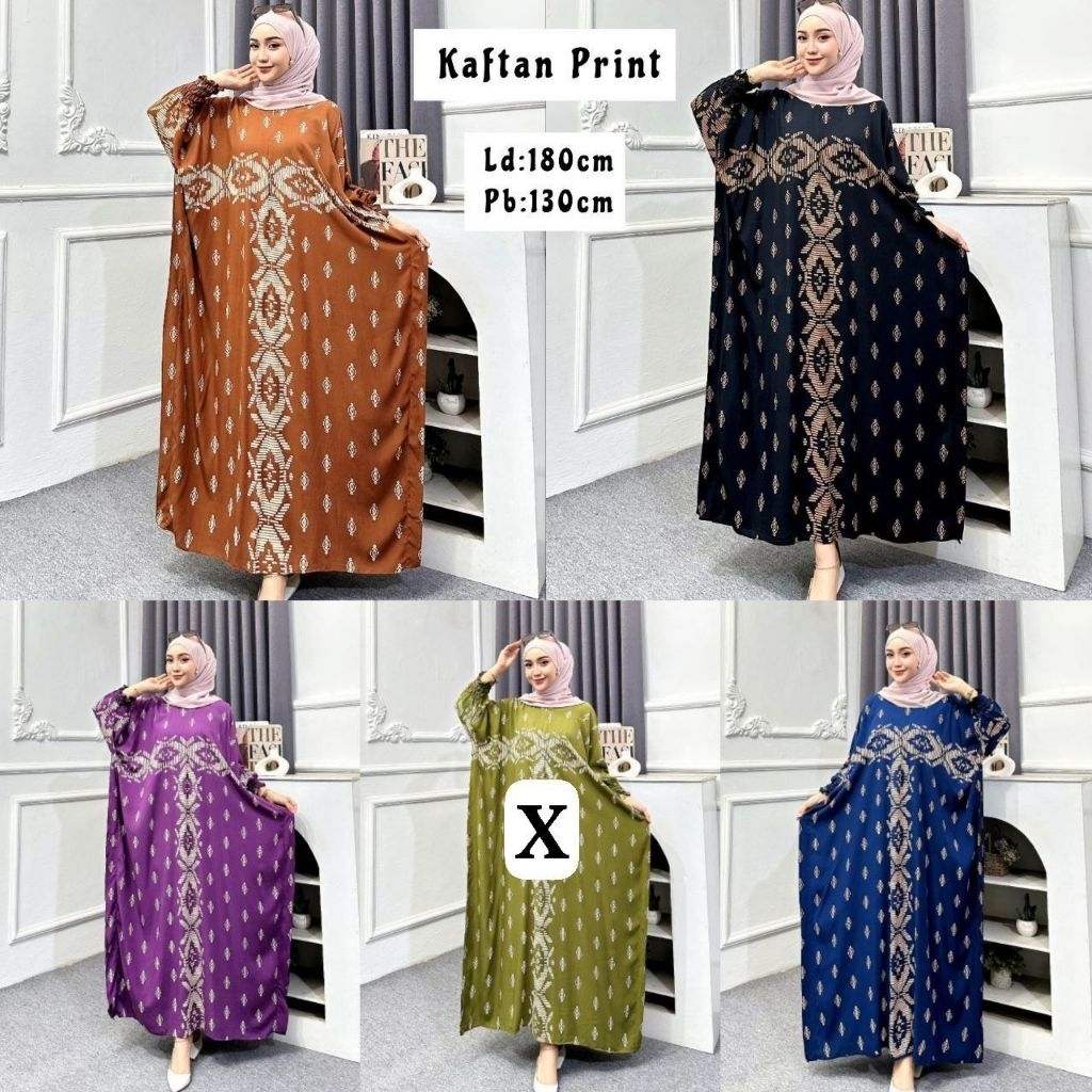 Gamis Kaftan Batik asli Pekalongan