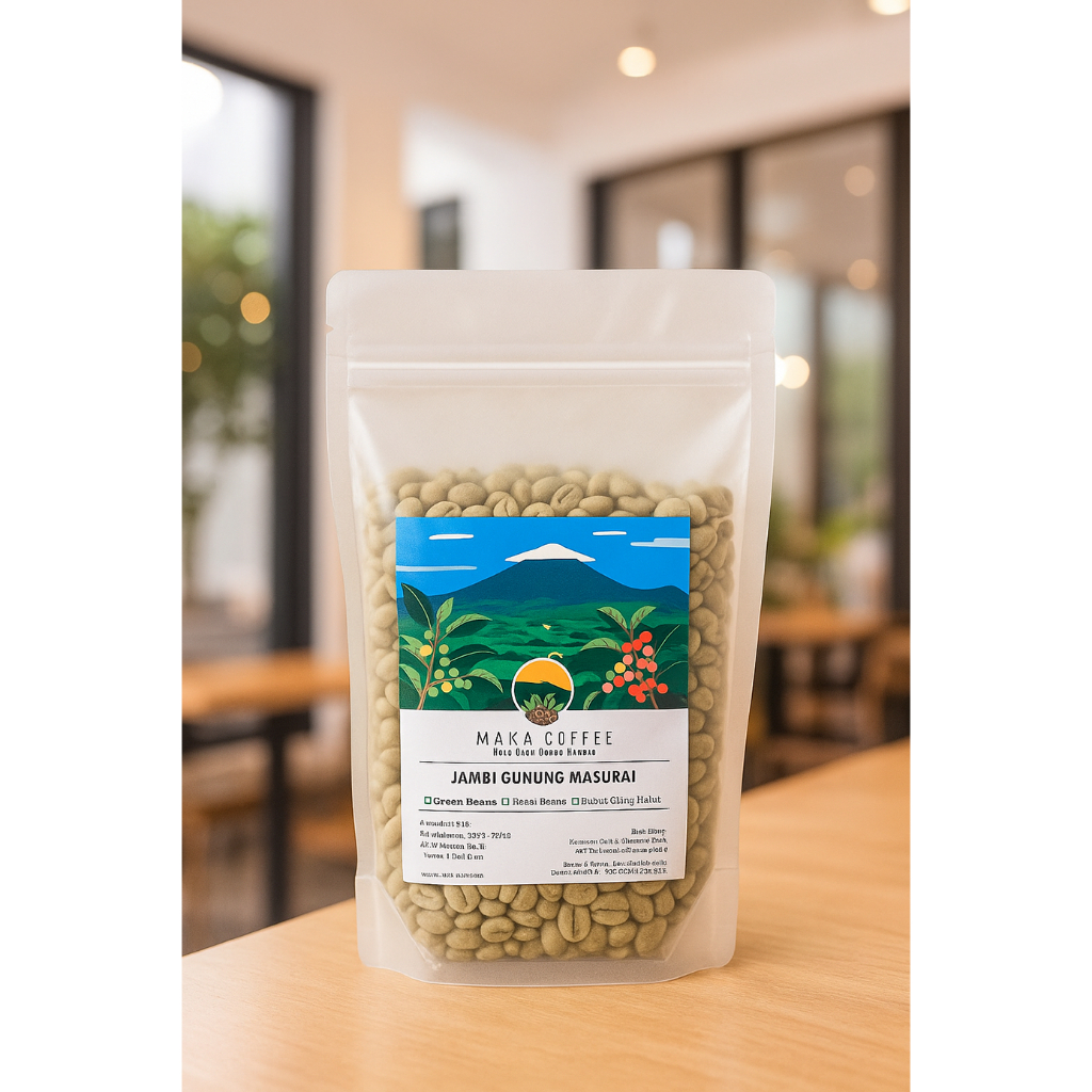 

Kopi Robusta Origin Gunung Masurai Jambi Jangkat - Green Bean