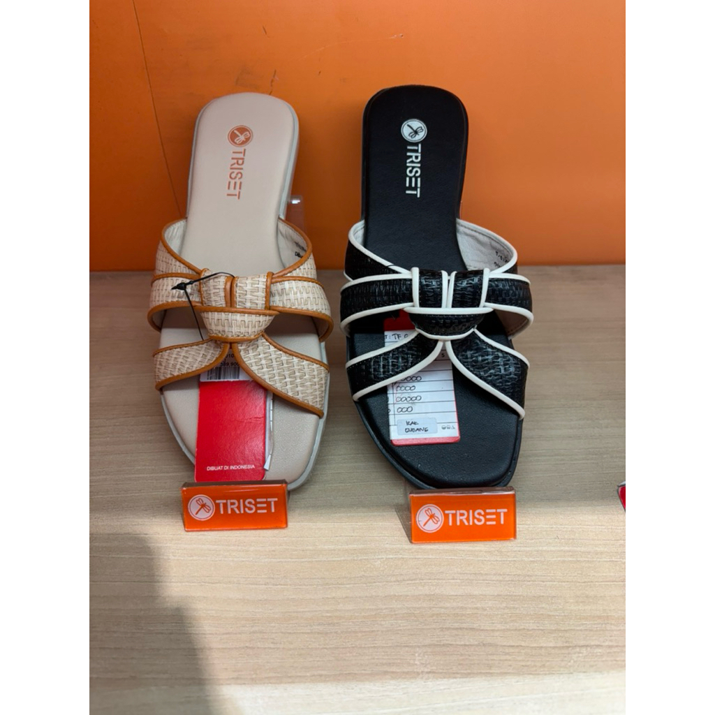 Triset Sandal Teplek Wanita Ringan