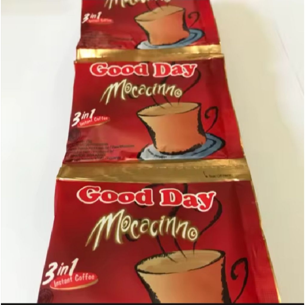 

KOPI GOOD DAY INSTAN KOPI MOCACINO 1 RENCENG ISI 10