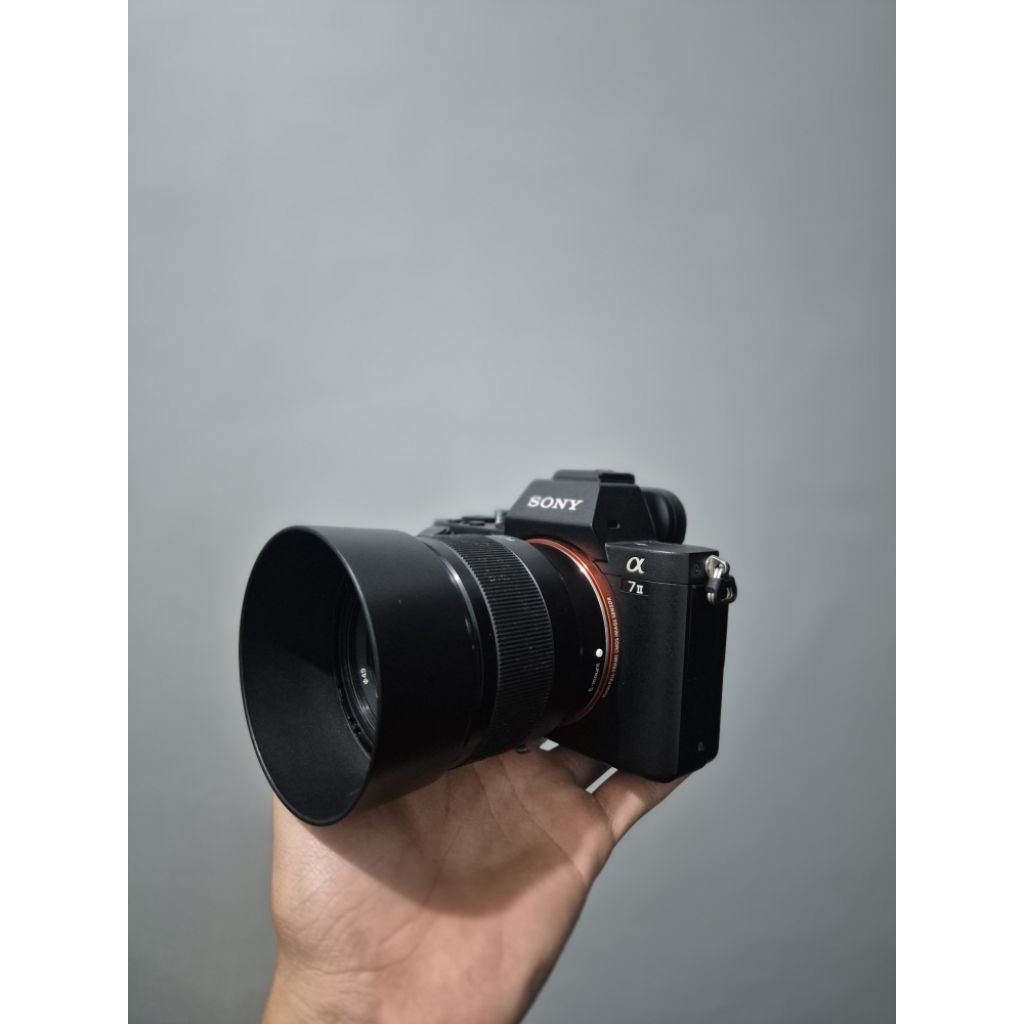 Sony A7ii Body+Lensa Fe 1.8/50