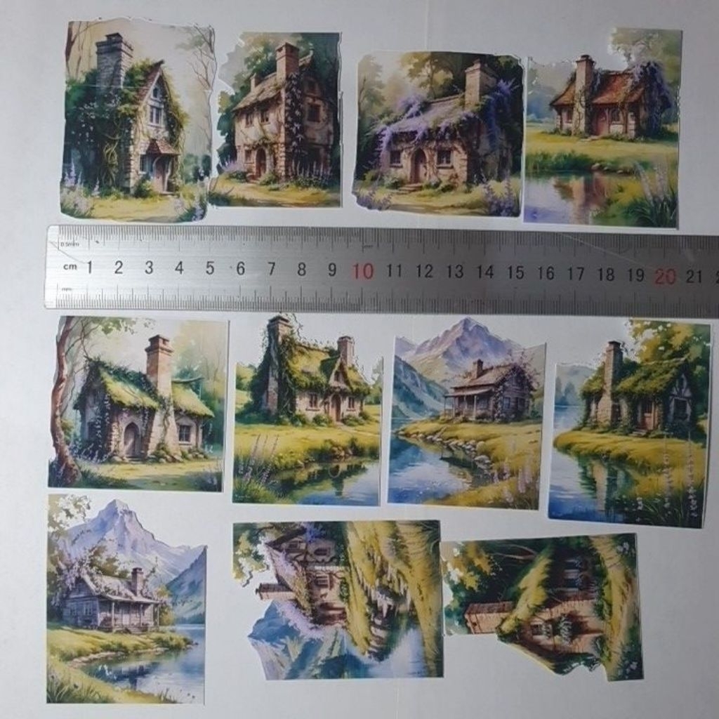 

ARTDOESWORK The Mountain house1 stiker matte