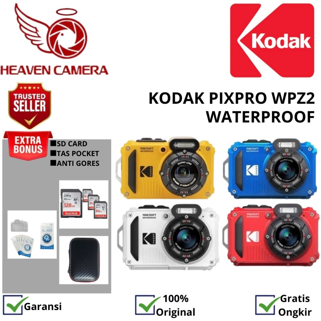 KODAK PIXPRO WPZ2 WATERPROOF DIGITAL CAMERA /  KODAK PIXPRO WPZ2