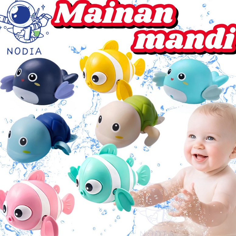 Extra promo NODIA Bayi Mandi Air Bermain KuraKura Kecil Mainan Air Bermain Hewan Kamar Mandi Jarum J