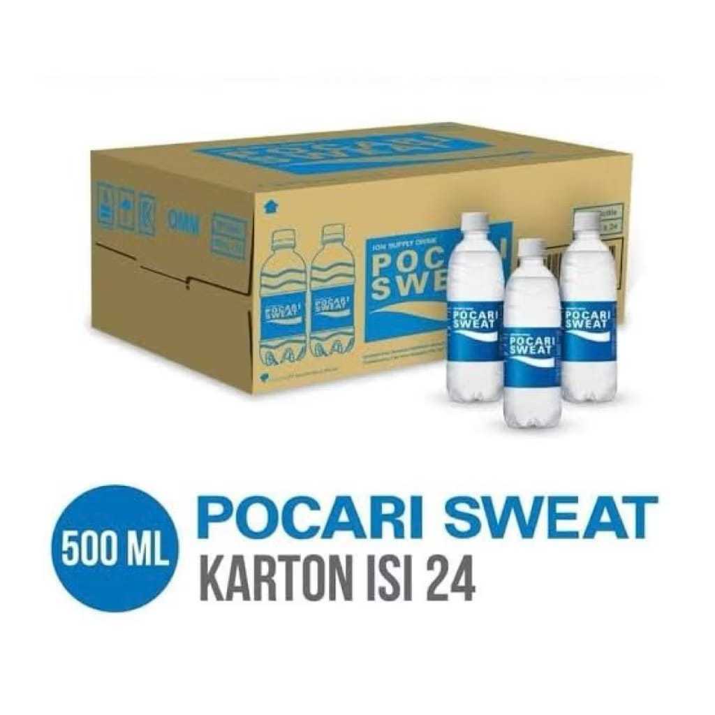 

POCARI SWEAT BOTOL 500ml 1 DOS ISI 24 BOTOL