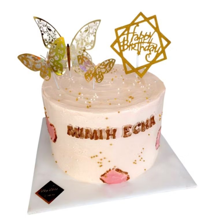 

BUTTERFLY CAKE KUE KUPU KUPU TOPPER TINGGI