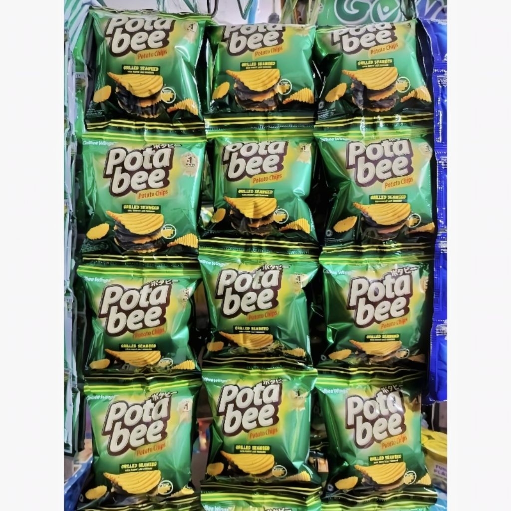 

Pota Bee Keripik Kentang Rumput Laut 150 gr ( 10 Pcs x 15 gr )