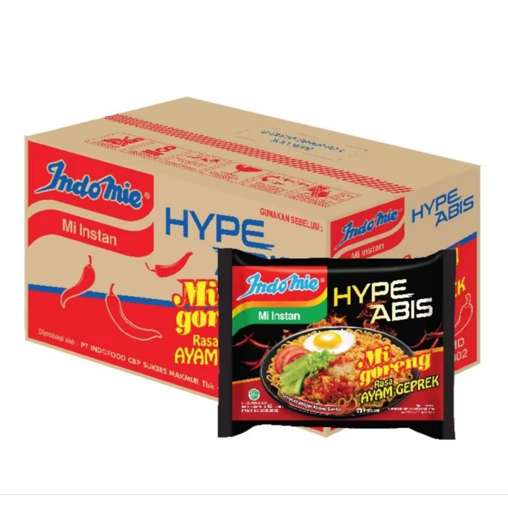 

indomi hype abis 1 dus 40 pcs murah meriah!