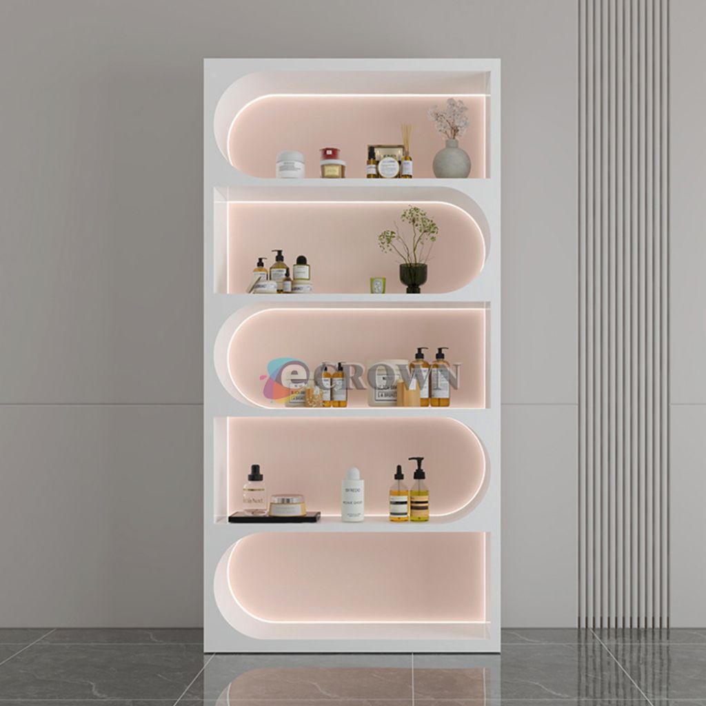 Lemari akrilik putih susu