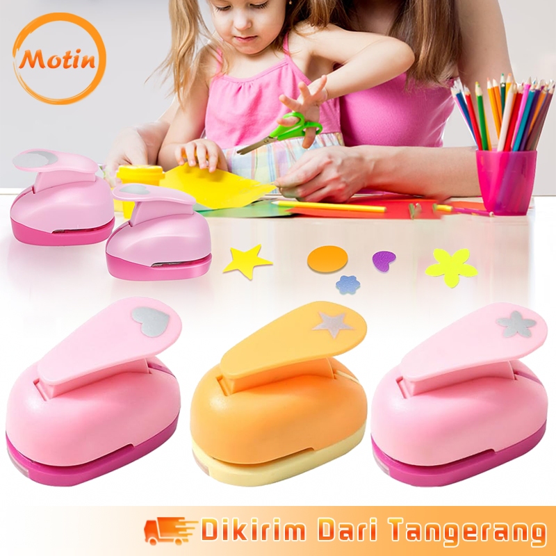 

Mini Pembolong Bentuk Pelubang Kertas Kerajinan Seni Anak Paper Cutter DIY