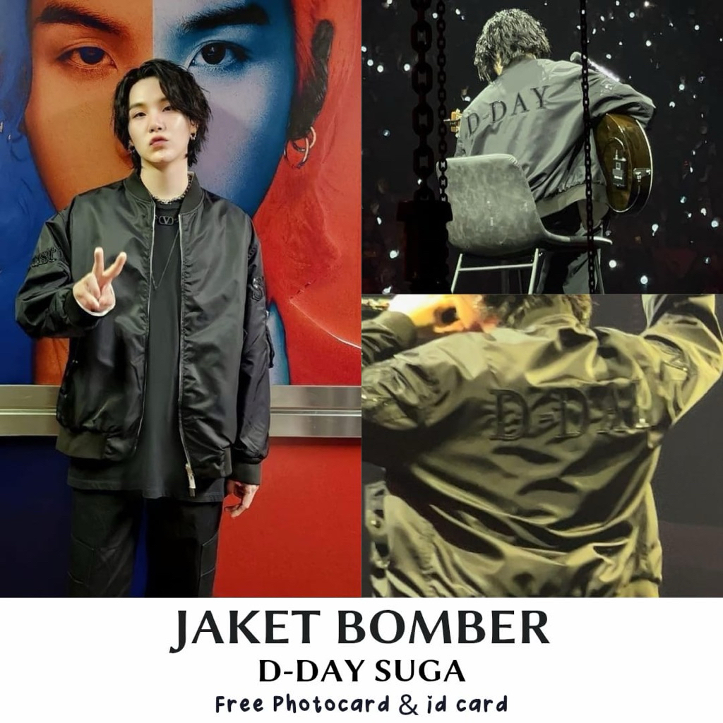 JAKET BOMBER SUGA AGUST D DDAY