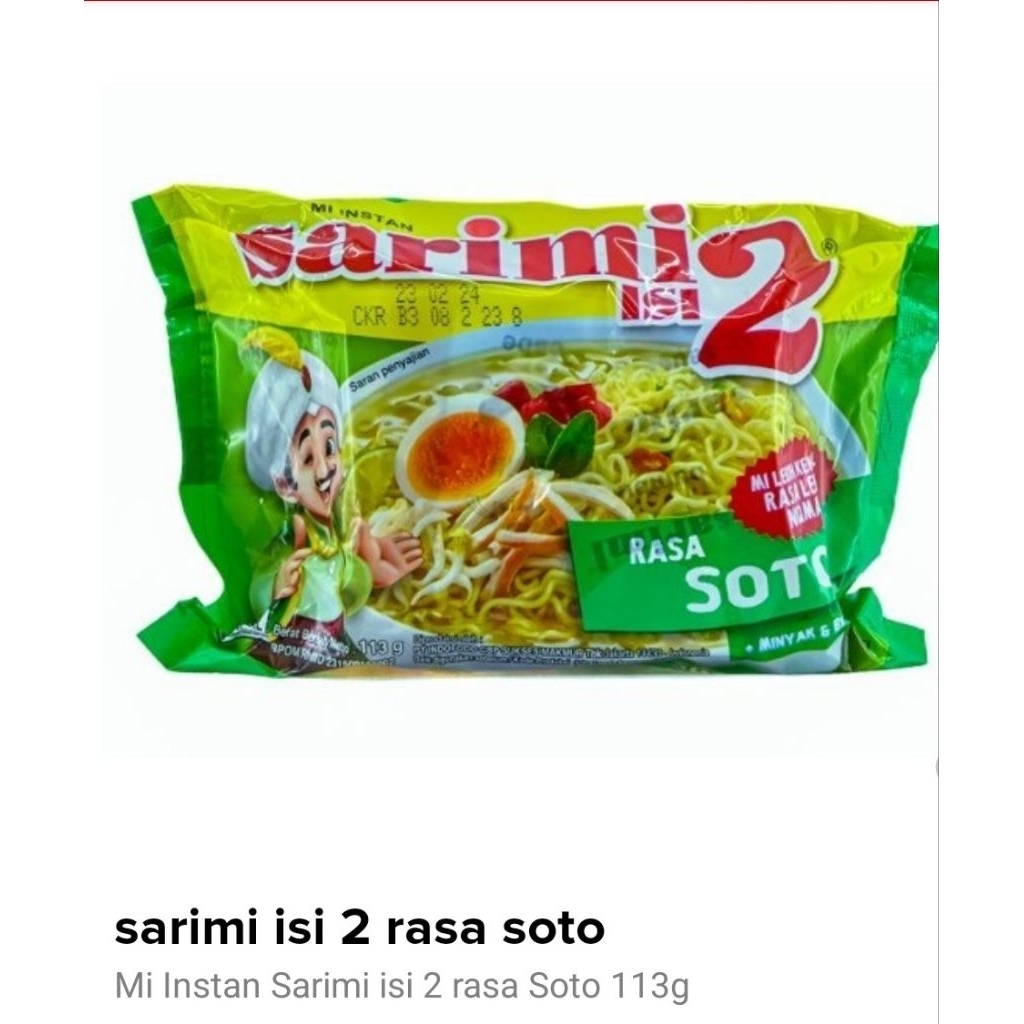 

sarimi isi 2 rasa soto