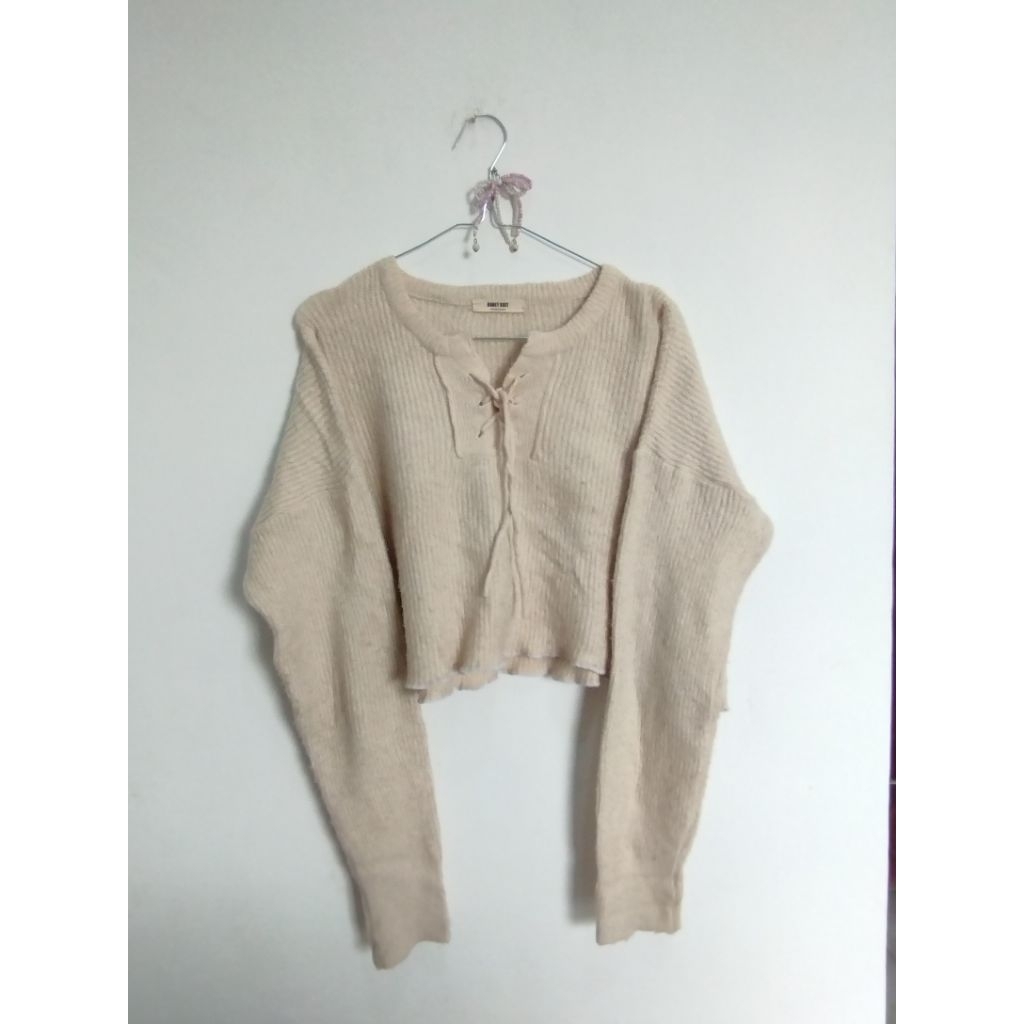 preloved sweater rajut crop