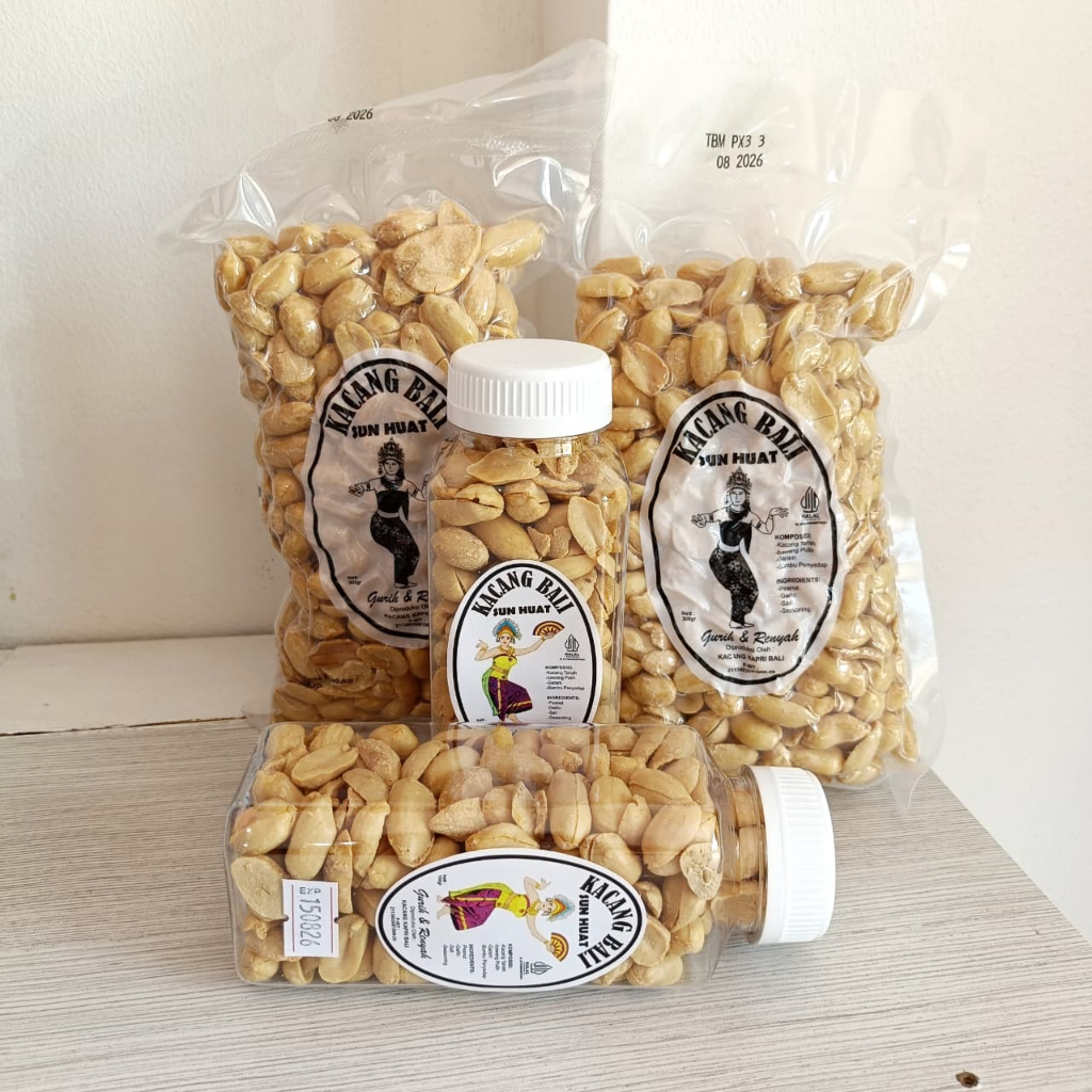 

Kacang Bali Gurih Cemilan Kacang | Kacang Bali Kemasan 150GR/300GR